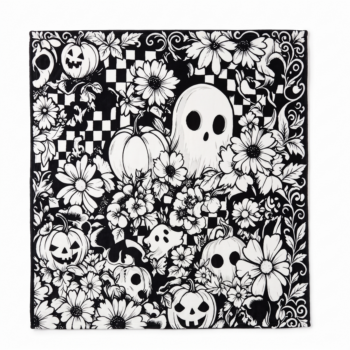 Halloween Coloring Blanket