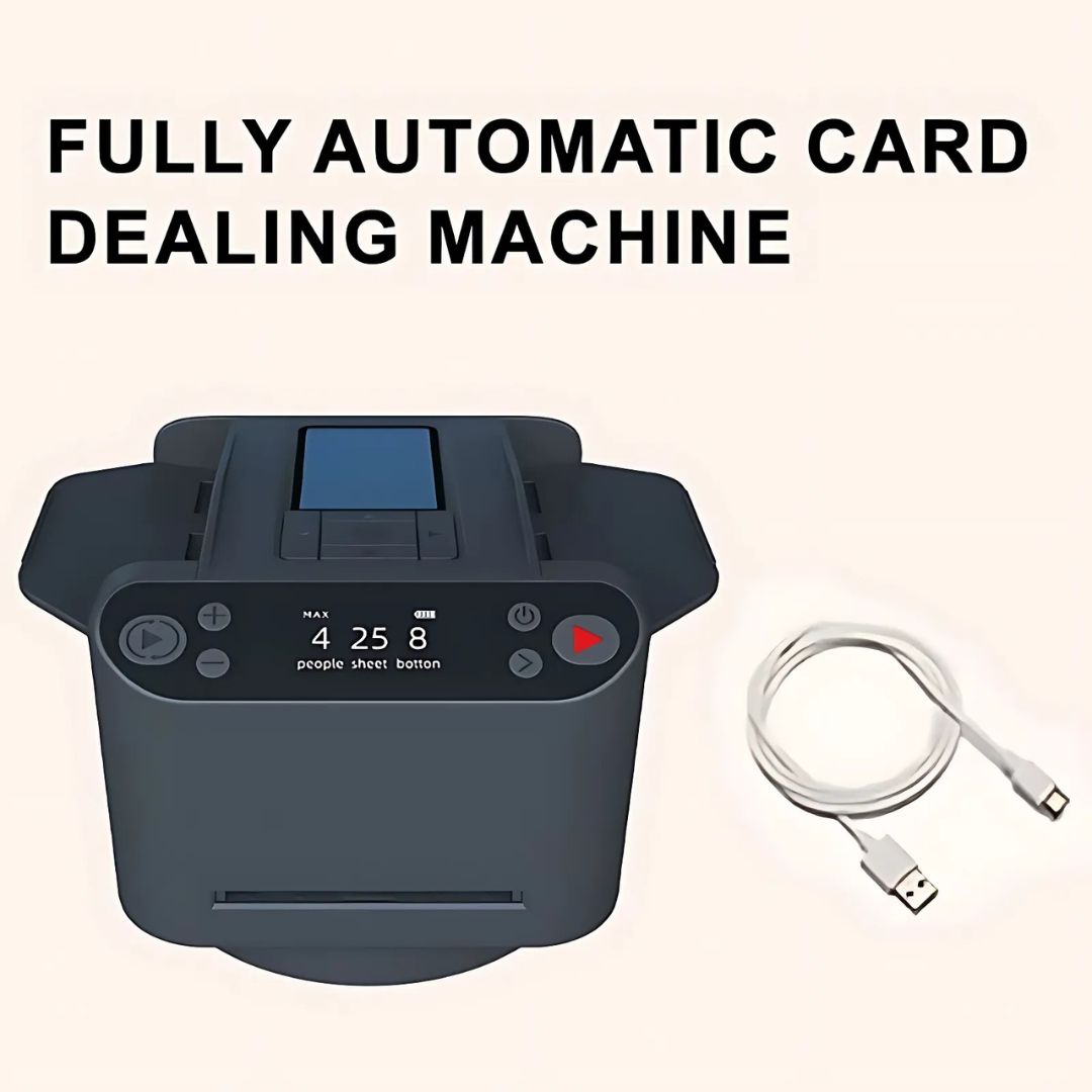 2-in-1 Automatic Card Shuffler & Dealer