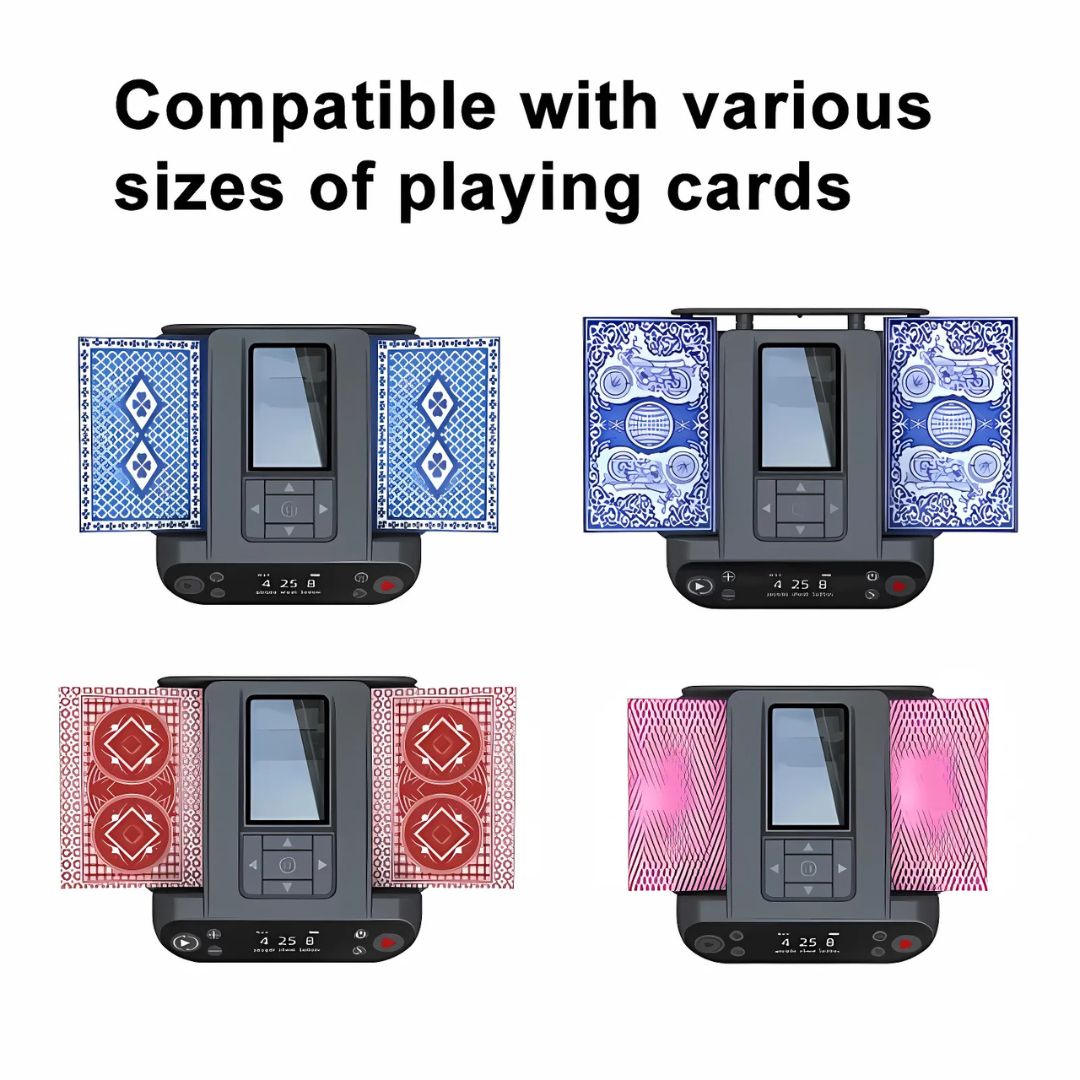 2-in-1 Automatic Card Shuffler & Dealer