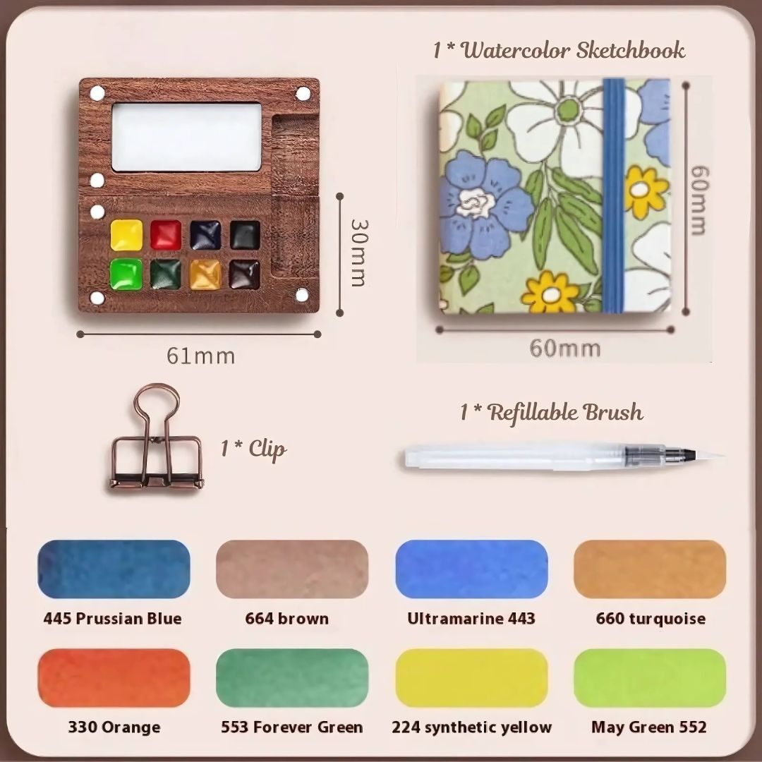 Watercolor Sketchbook Set