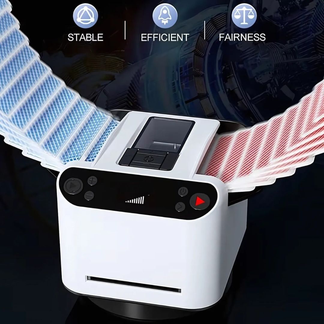 2-in-1 Automatic Card Shuffler & Dealer