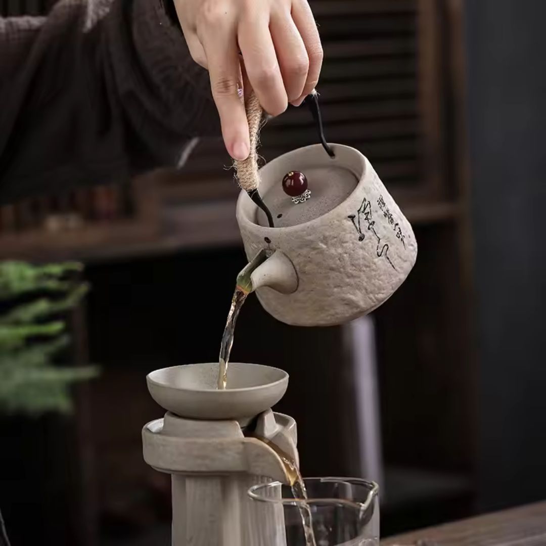 Retro Japanese Kungfu Teapot Ceramic Teapot