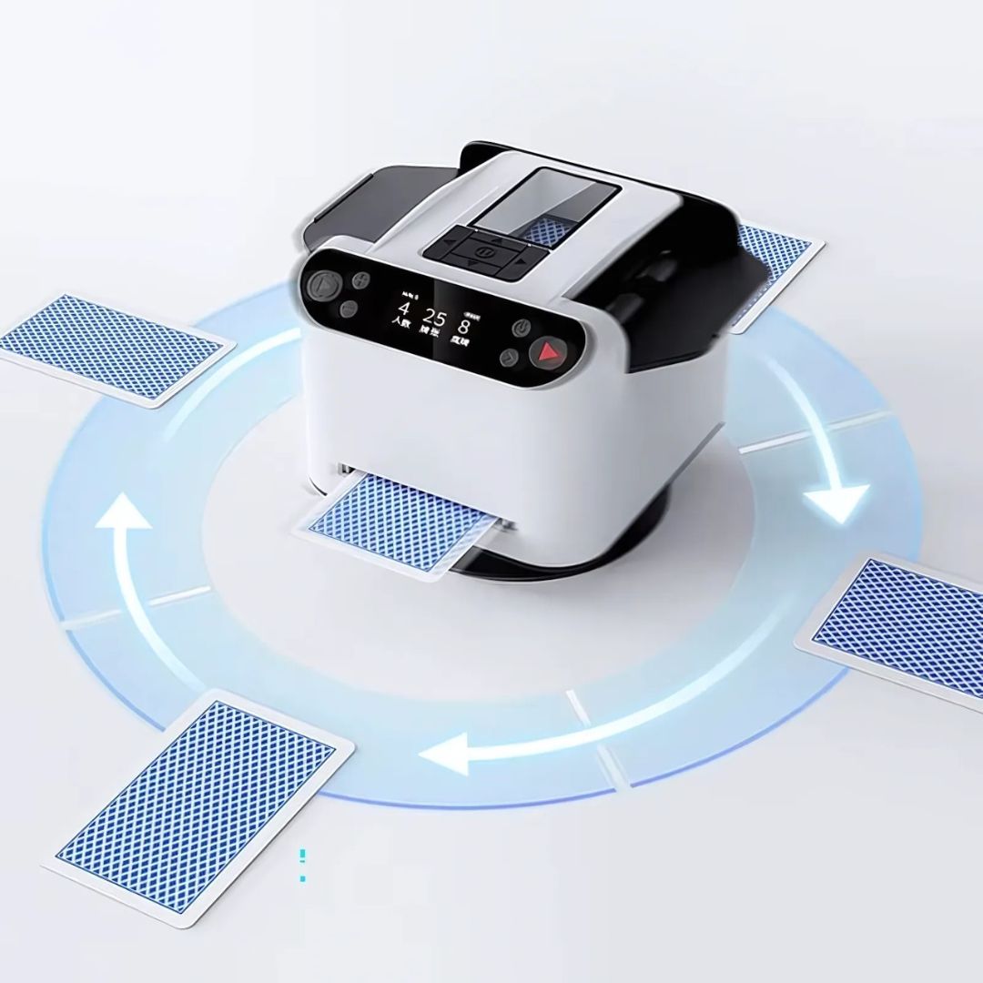 2-in-1 Automatic Card Shuffler & Dealer