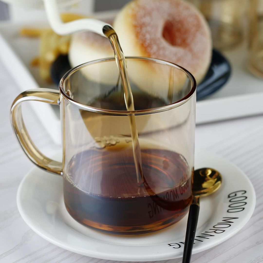 Tea Mug with Anti Scald Handle