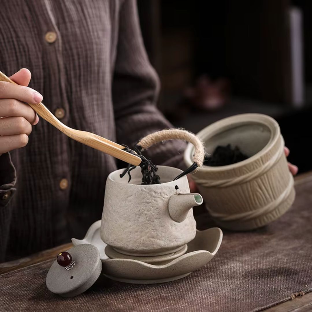 Retro Japanese Kungfu Teapot Ceramic Teapot