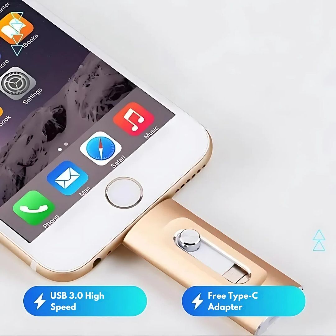 High Speed 3 in 1 Flash Drive