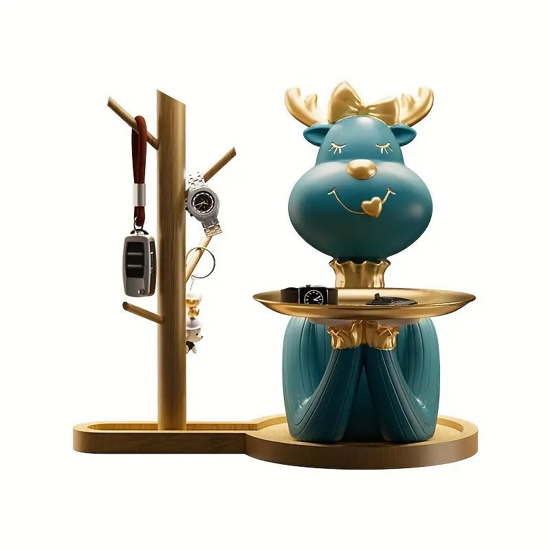 Deer-Shaped Key Holder & Storage Tray
