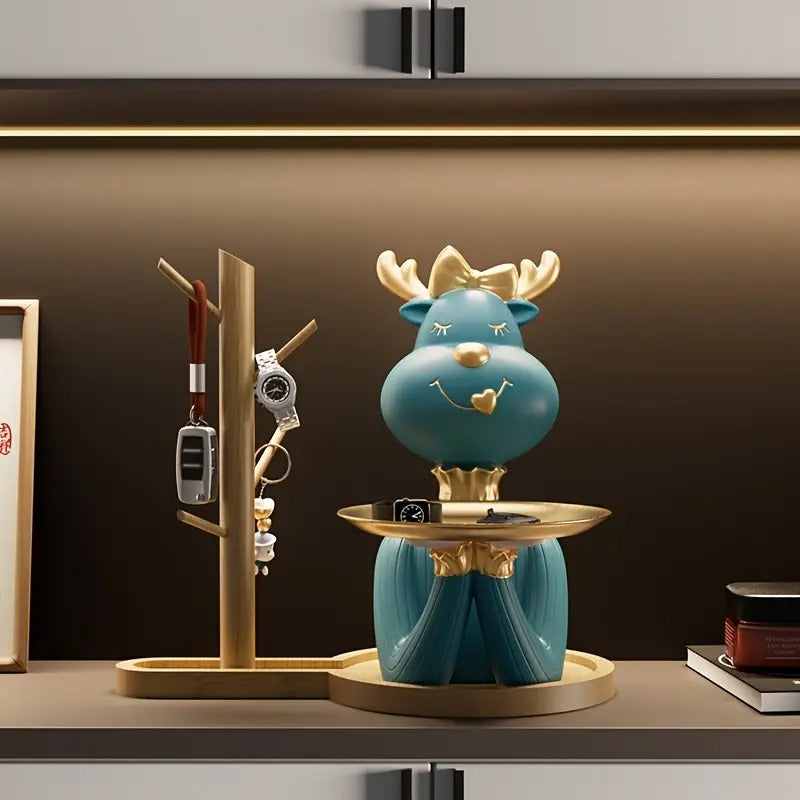 Deer-Shaped Key Holder & Storage Tray