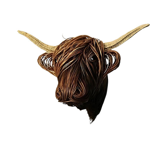 Cow Wall Sculpture