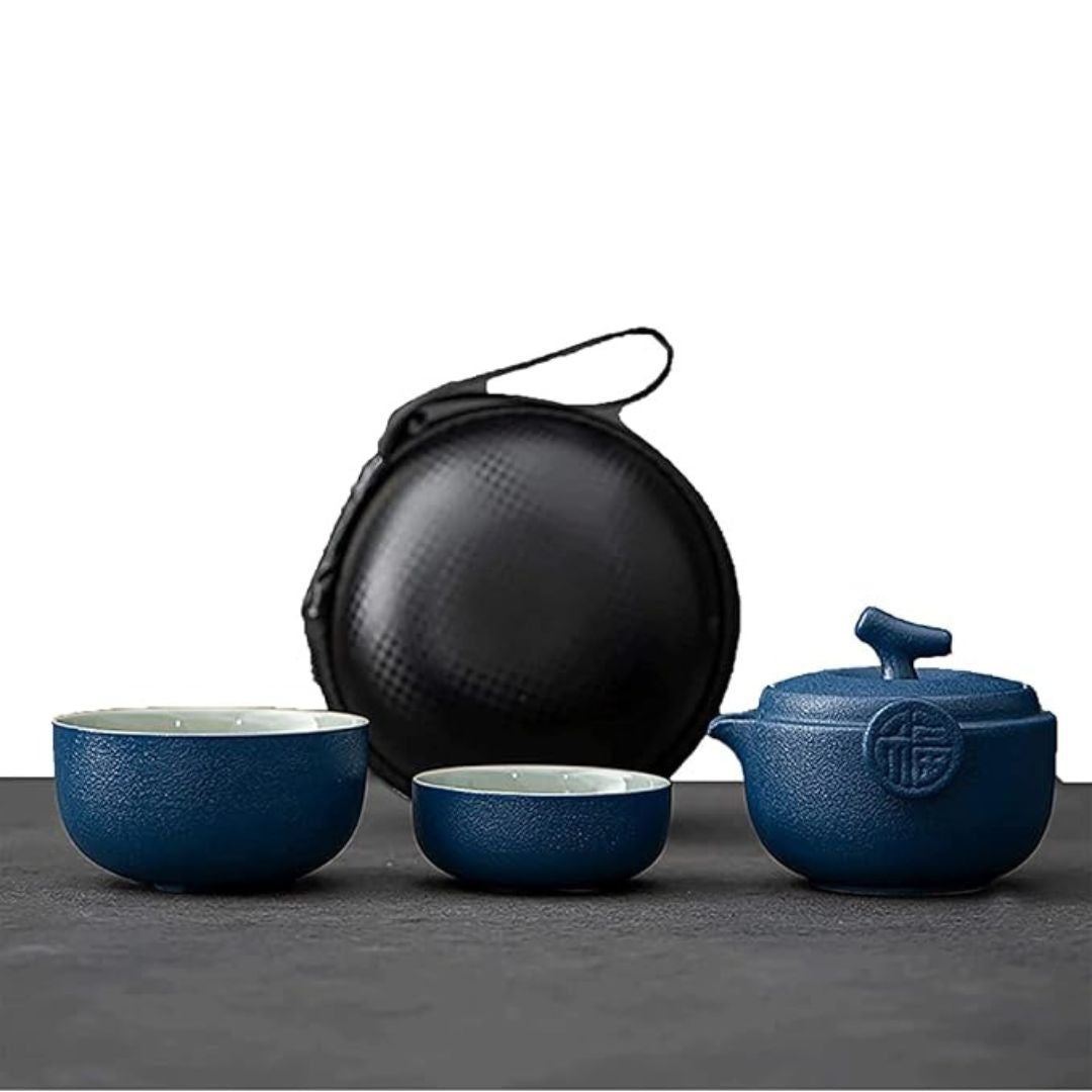 Handmade Ceramic Kung Fu Teapot Set
