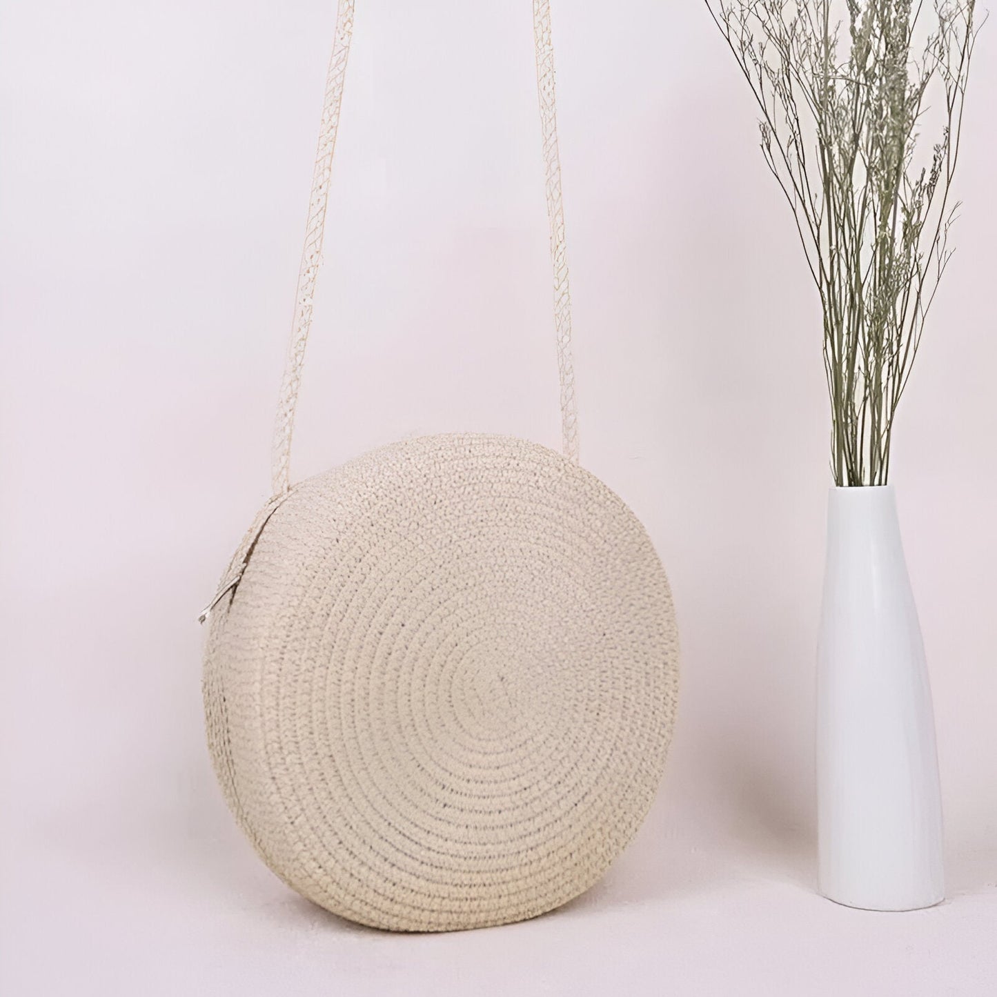 Round Straw Bag