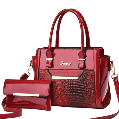 Leather 2-Piece Handbags