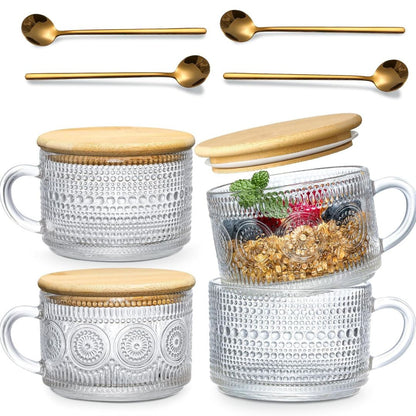 4pcs Set Vintage Coffee Mugs