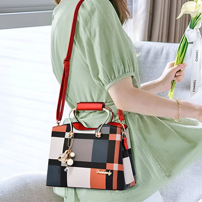 Colorblock Square Bag