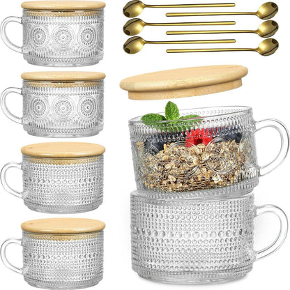 4pcs Set Vintage Coffee Mugs