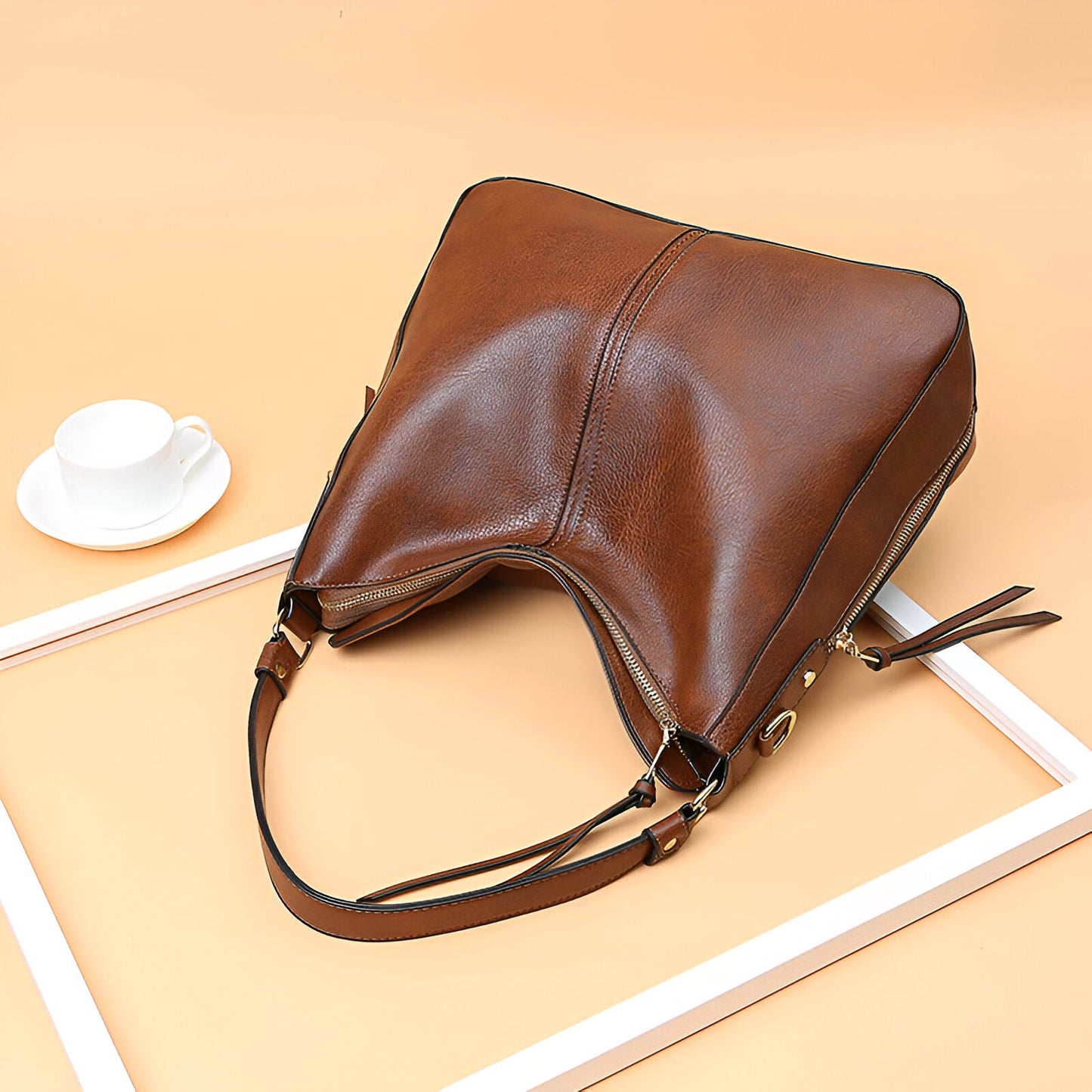 Vintage Women's Leather Designer Shoulder Bag