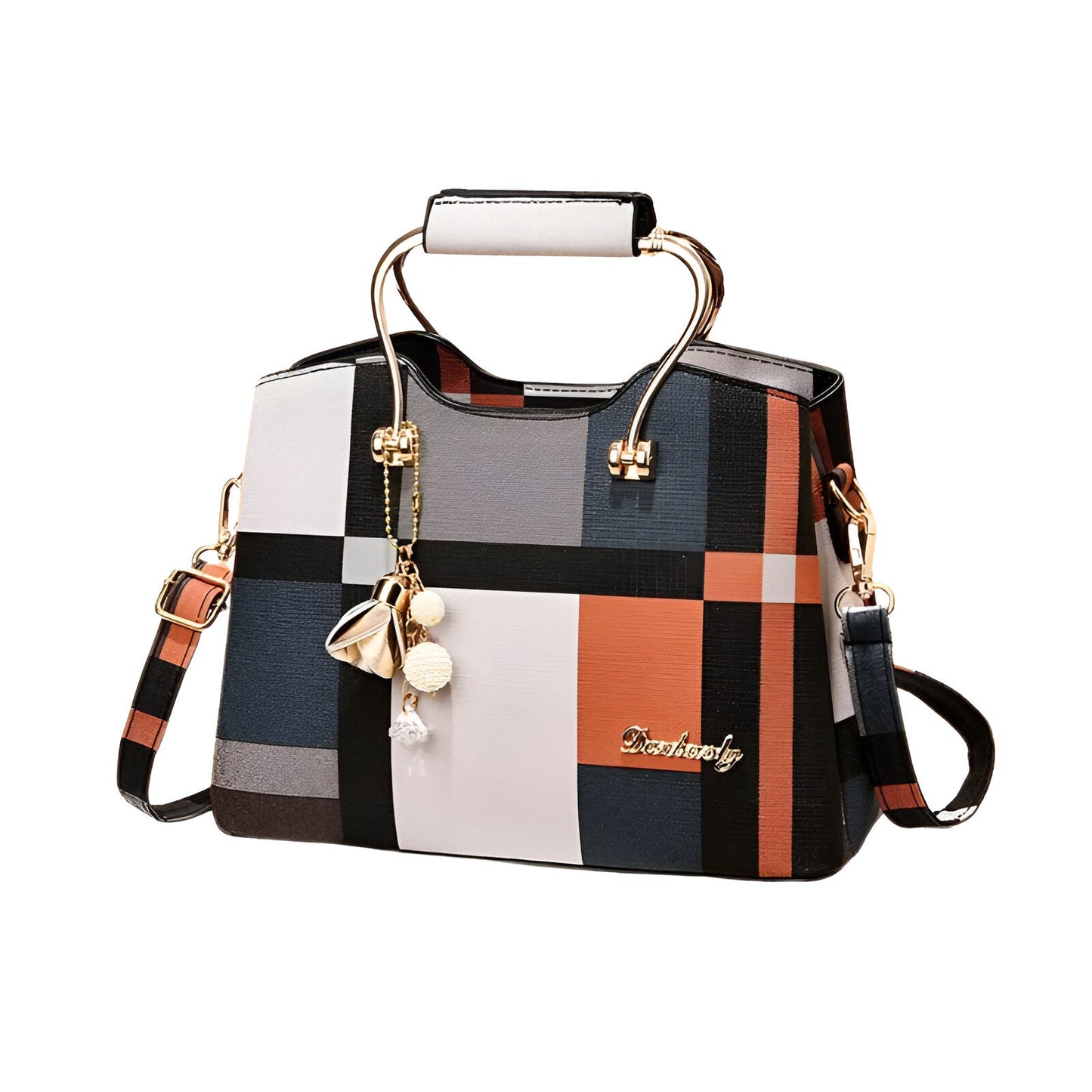 Colorblock Square Bag