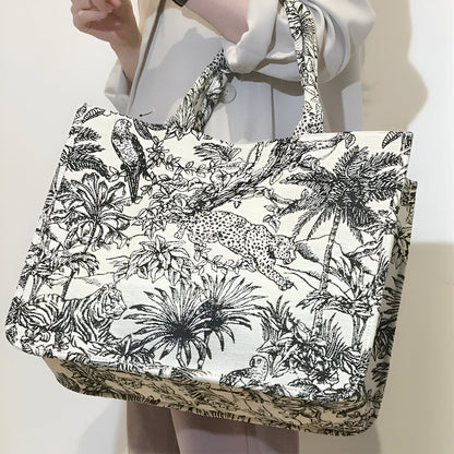 Jacquard Beach Tote Bag