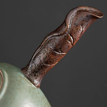 Japanese Petal Side Grip Kung Fu Teapot Set
