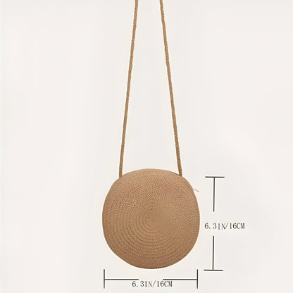 Round Straw Bag