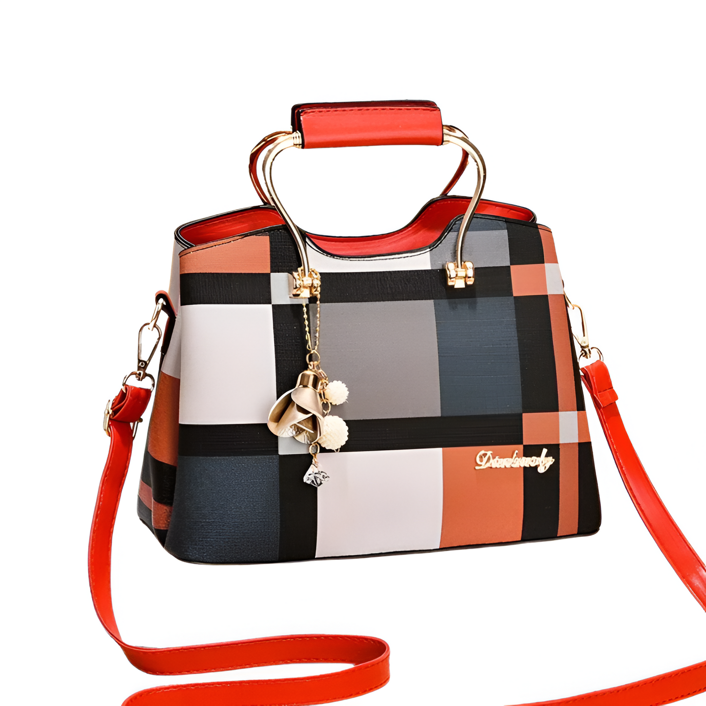 Colorblock Square Bag