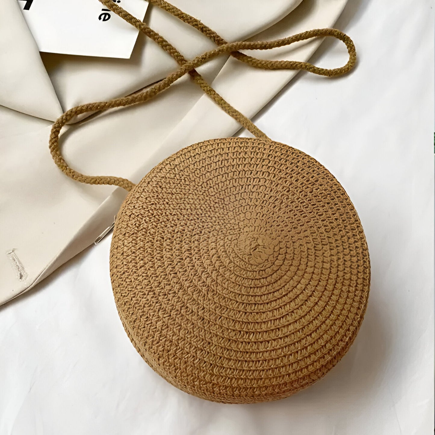 Round Straw Bag