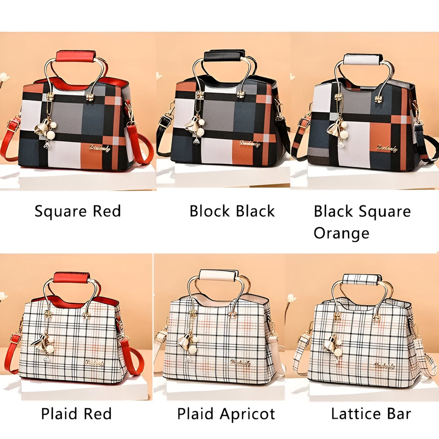 Colorblock Square Bag