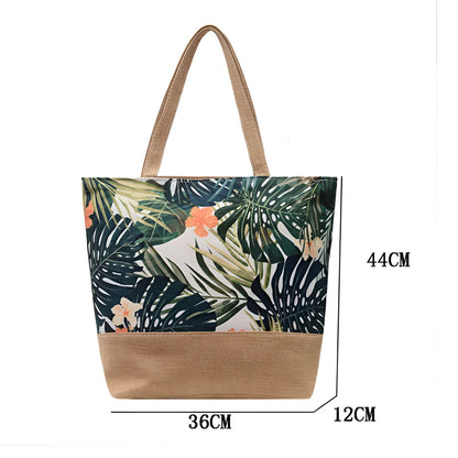 Flower Beach Bag