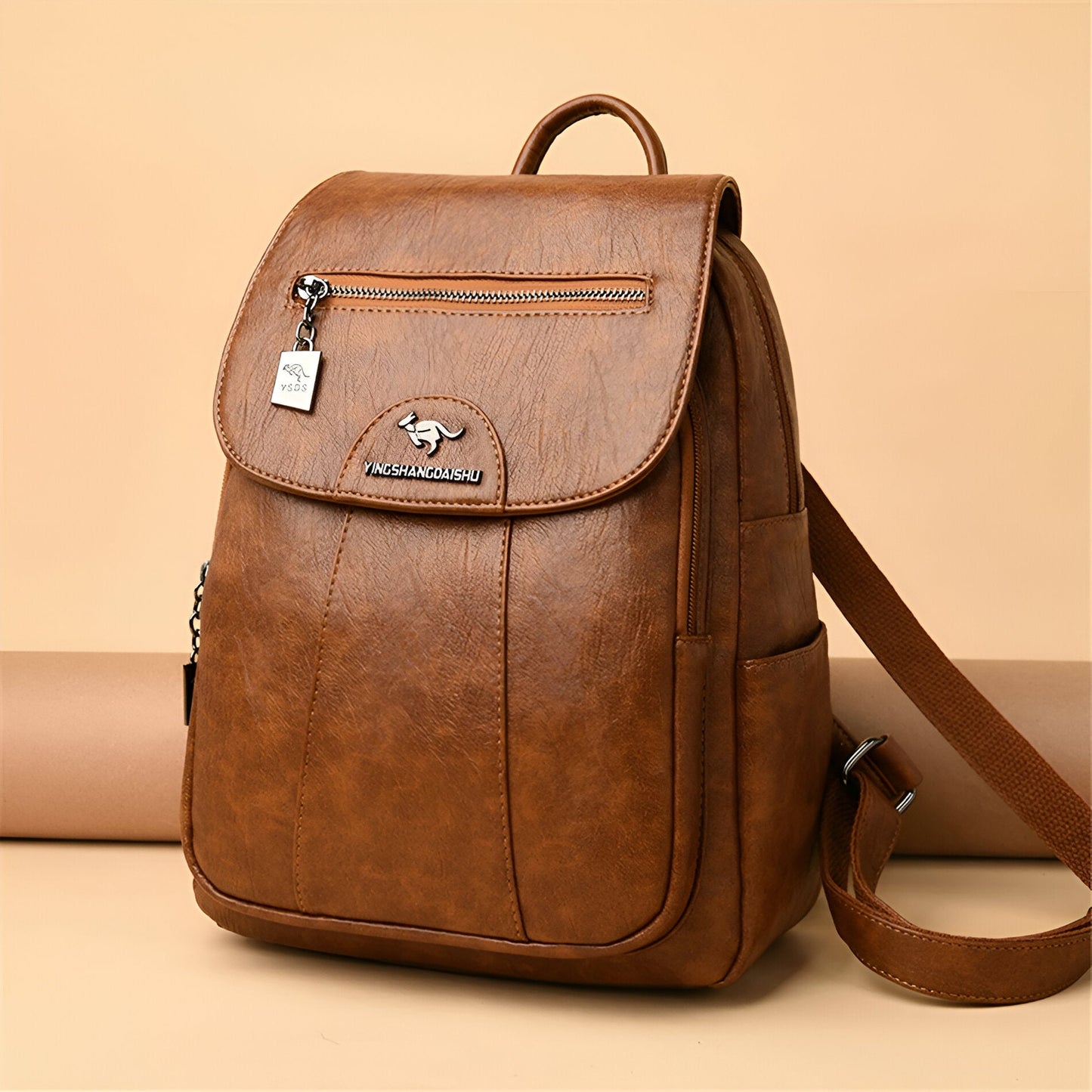 Vintage Leather Backpack