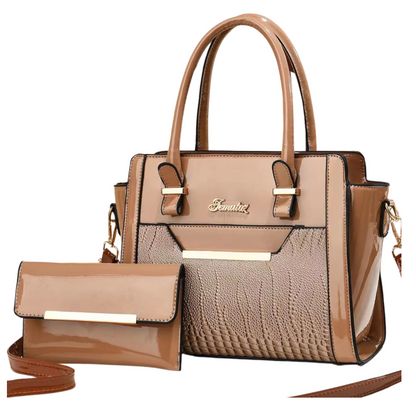 Leather 2-Piece Handbags