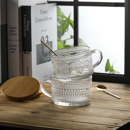4pcs Set Vintage Coffee Mugs