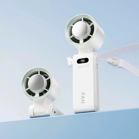 Handheld Portable Turbo Fan With Ice Cooler