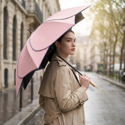 Ladies' umbrella with floral motif