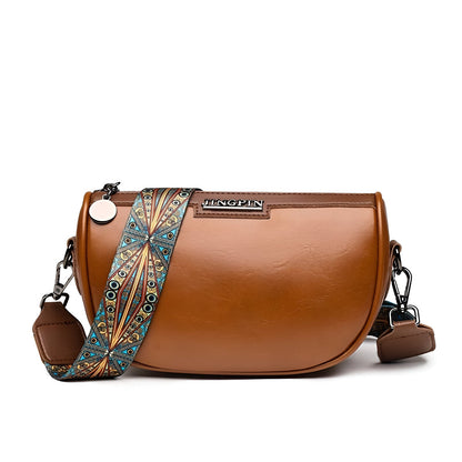 Rustic Leather Women's Shoulder Bag