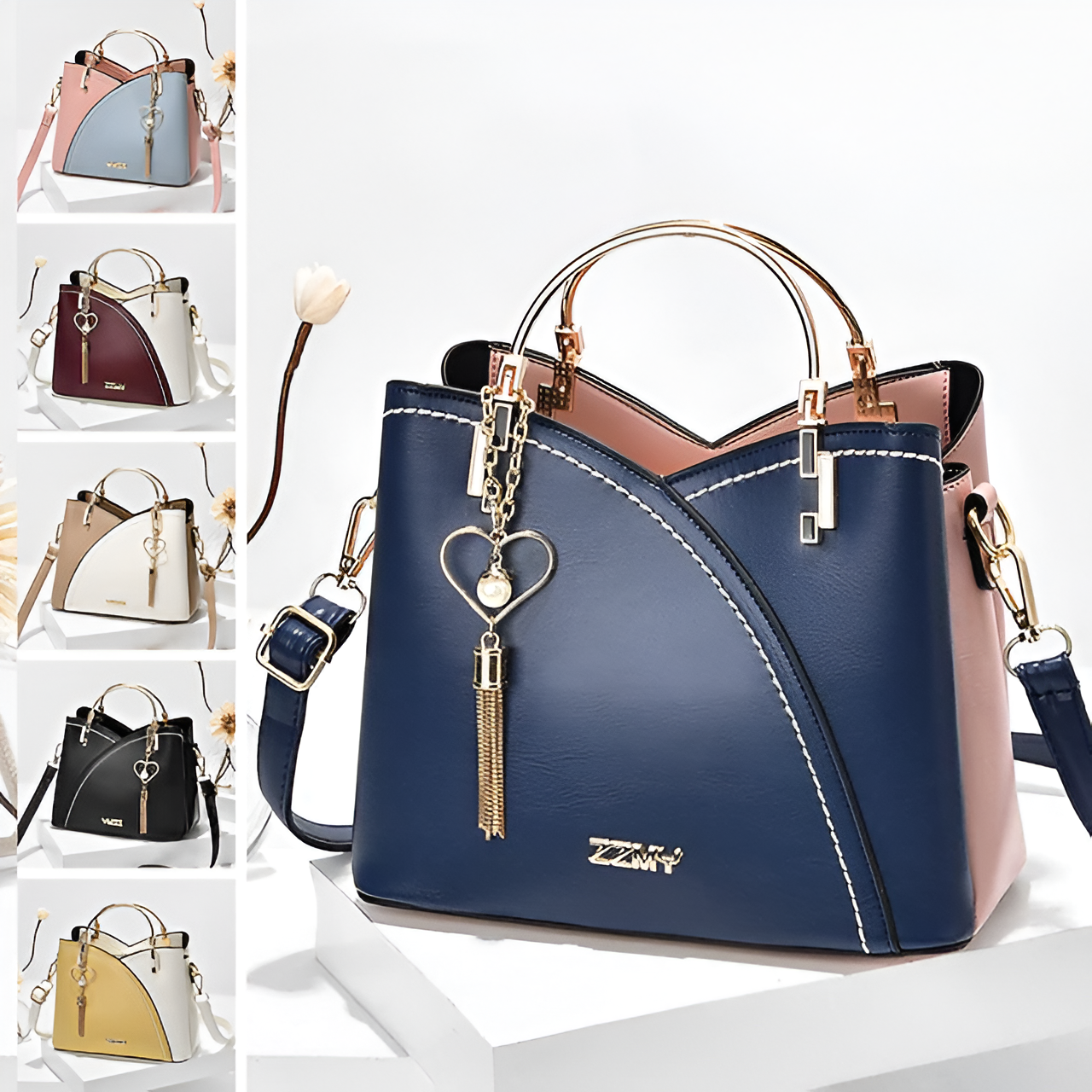 Elegant Women's PU Leather Crossbody Handbag