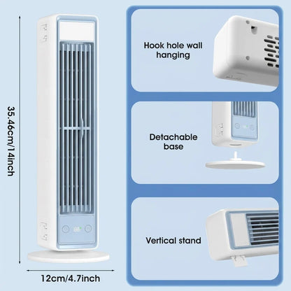 Portable Bladeless Cooling Fan with Remote Control