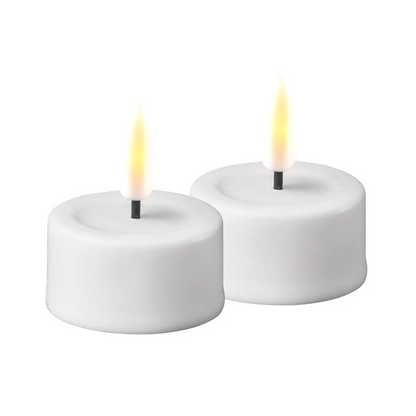 Flameless LED White Set of 2 Tealights