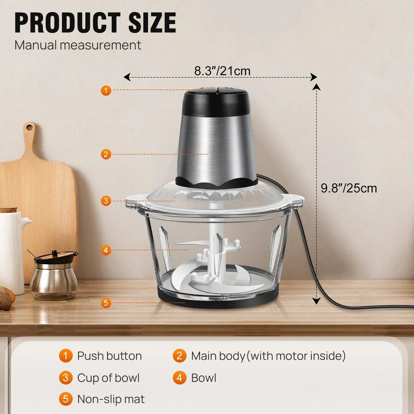 Electric Kitchen Chopper
