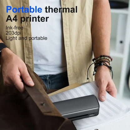 A4 Inkless Thermal Printer