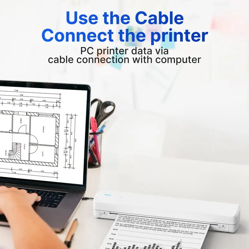 A4 Inkless Thermal Printer