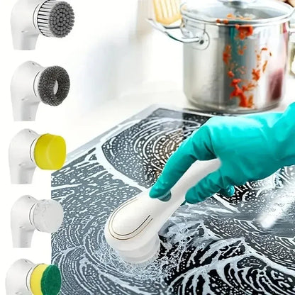 5-in-1 Multifunctional Electric Cleaning Brush