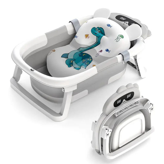Baby Bathtub Seat with Bath Cushion
