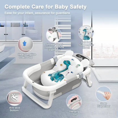 Baby Bathtub Seat with Bath Cushion
