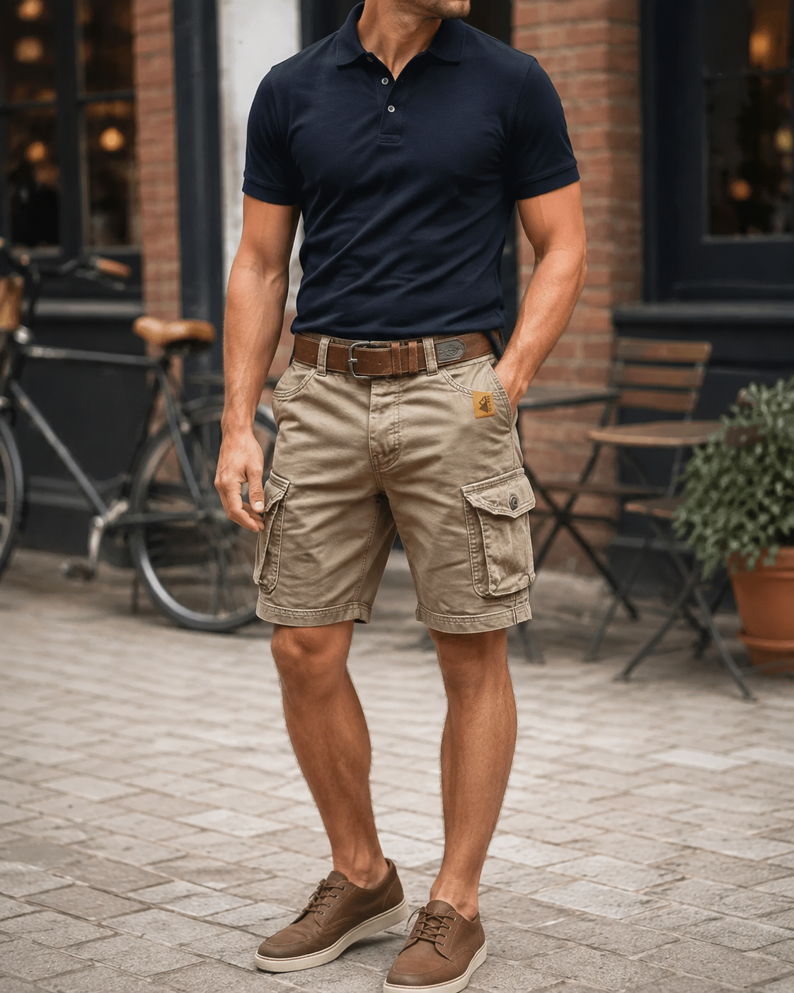 Vintage Cargo Shorts For Men