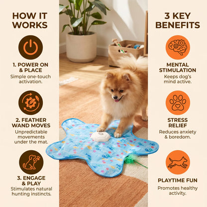Automatic Dog Toy for Stress Relief and Playtime Fun