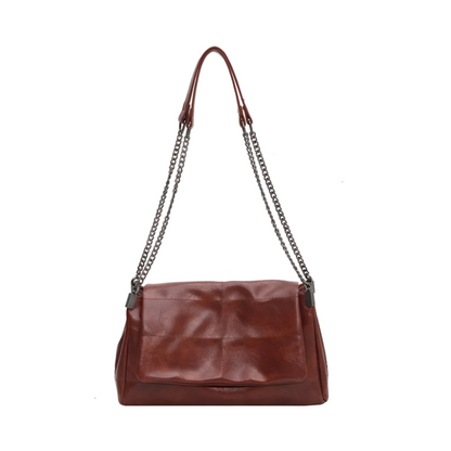 Leather Chain Shoulder Bag