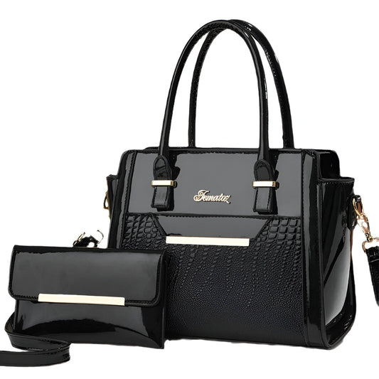 Leather 2-Piece Handbags