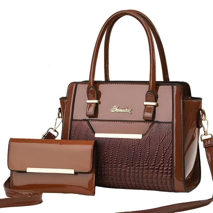 Leather 2-Piece Handbags