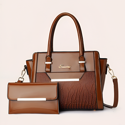 Leather 2-Piece Handbags