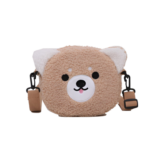 Plush Cat Head Handbag